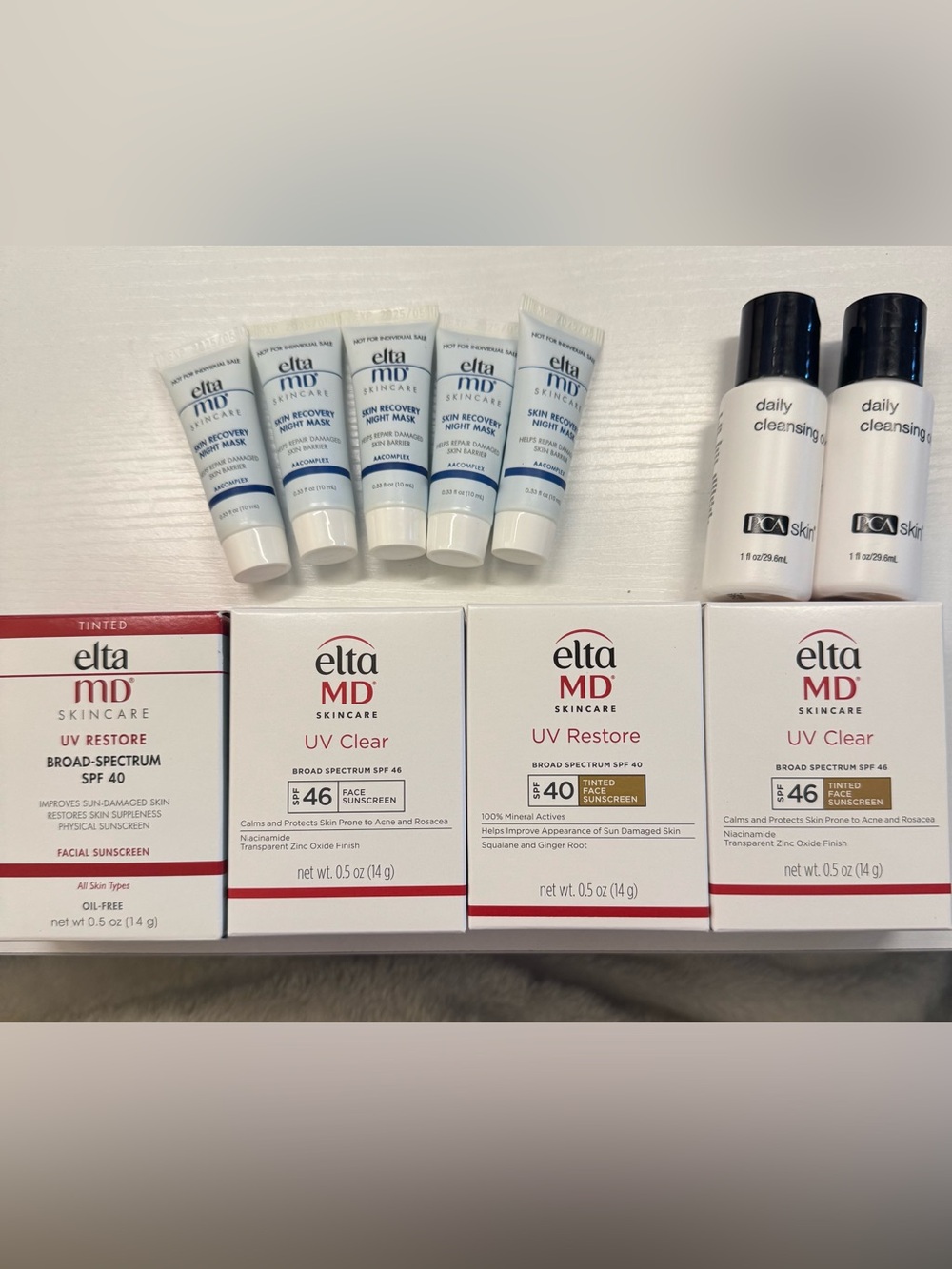 EltaMD Skincare + Sunscreen samples bundle